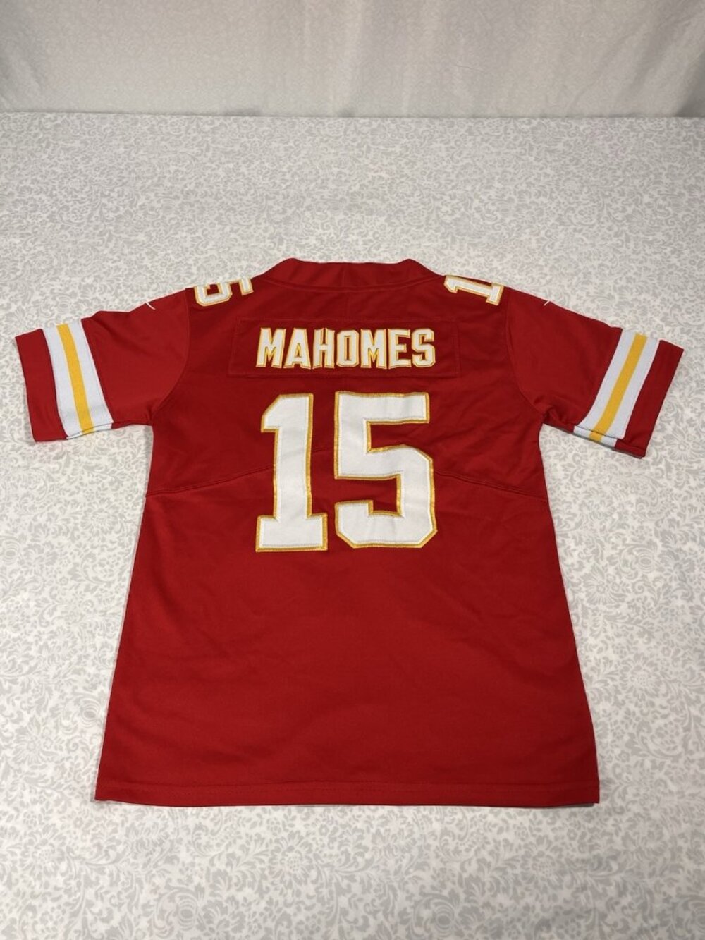 Patrick Mahomes Kansas City Chiefs Nike Jersey Youth Small On Field NFL #15 Red - Picture 6 of 9